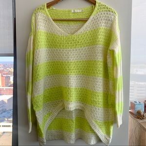 Urban Outfitters Neon Striped Sweater